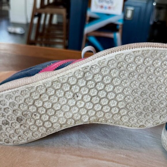 Adidas Gazelle Women’s Sneakers Navy Pink Suede Size 6.5 - Picture 3 of 8